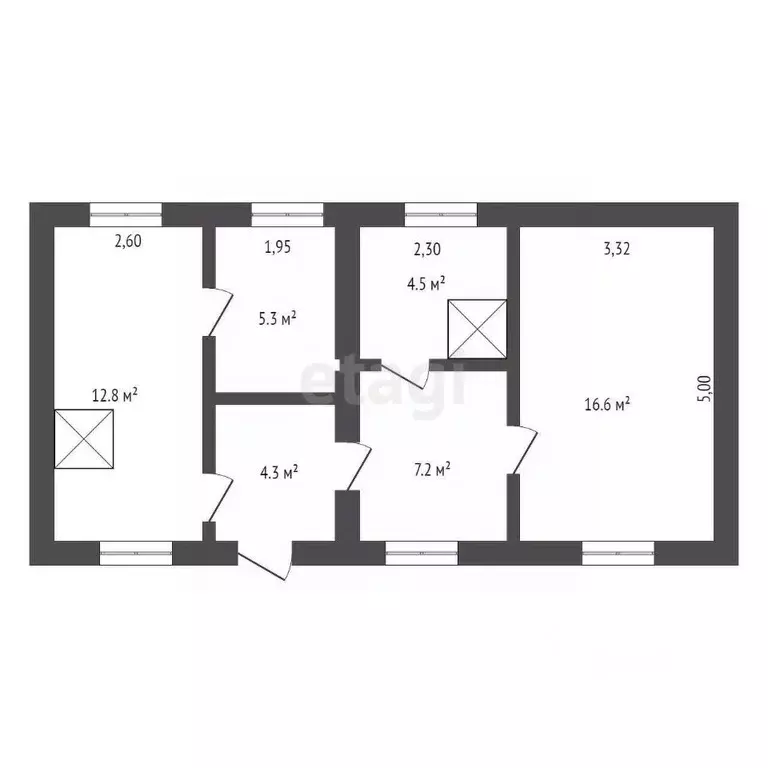 Дом в Кемеровская область, Березовский ул. Гастелло, 22 (51 м) - Фото 2