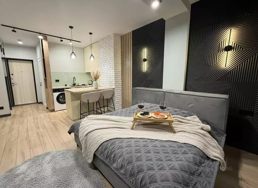 Студия Севастополь ул. Парковая, 15 (27.5 м) - Фото 1