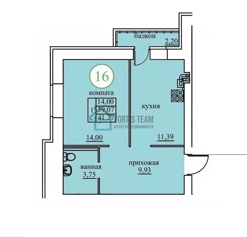 1-к кв. Ярославская область, Ярославский муниципальный округ, пос. ... - Фото 1