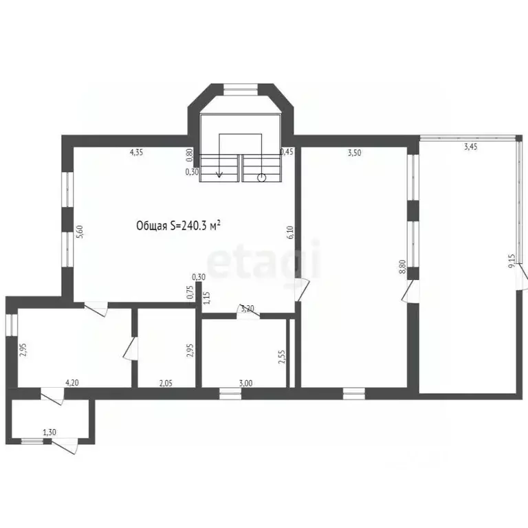 Дом в Брянская область, Брянский район, Домашовское с/пос, д. ... - Фото 2