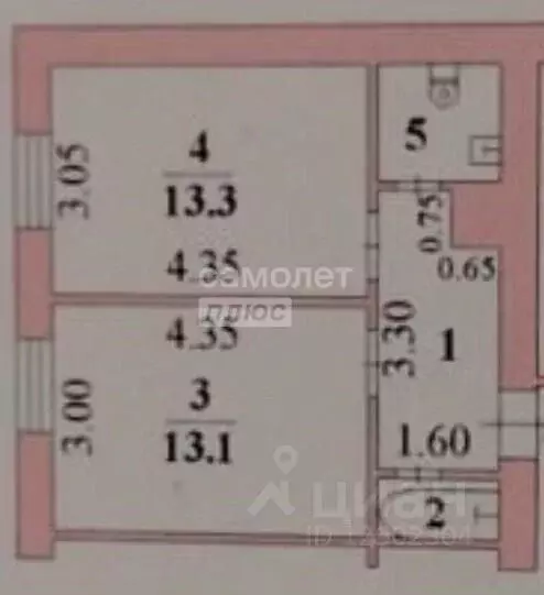 2-к кв. Липецкая область, Липецк ул. 8 Марта, 13 (34.9 м) - Фото 2