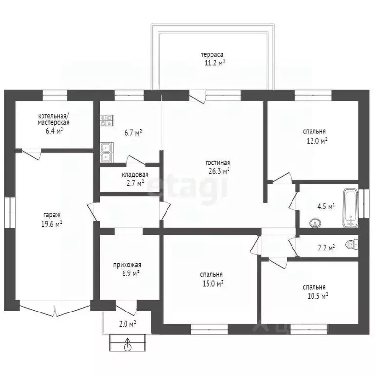 Дом в Тюменская область, Тюменский муниципальный округ, 27/72 кп ул. ... - Фото 2