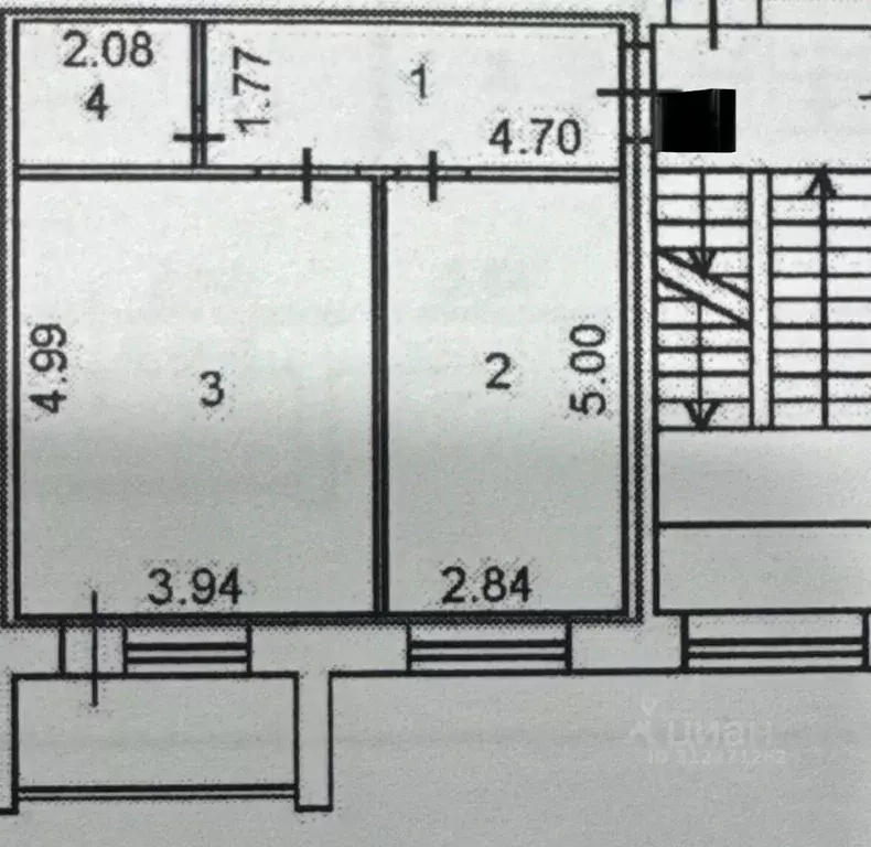 1-к кв. Новосибирская область, Новосибирск Радужная ул., 11 (49.2 м) - Фото 1