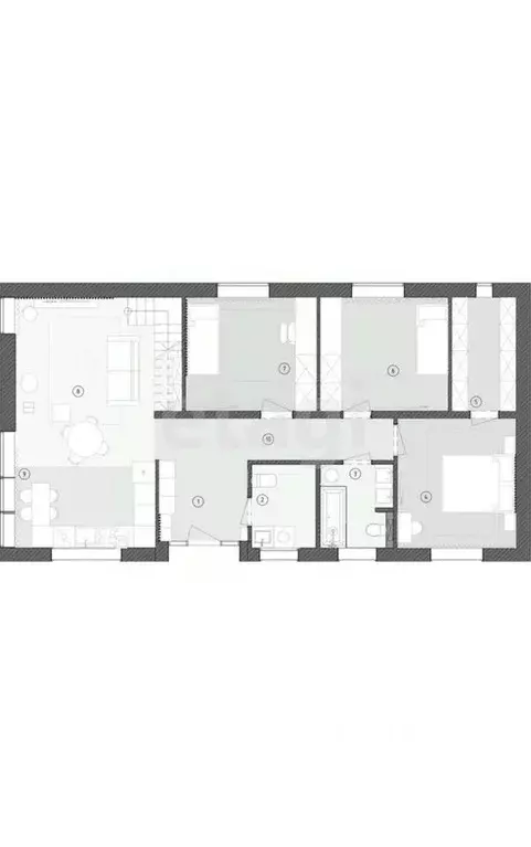 Дом в Курская область, Курский район, Нижнемедведицкий сельсовет, д. ... - Фото 2