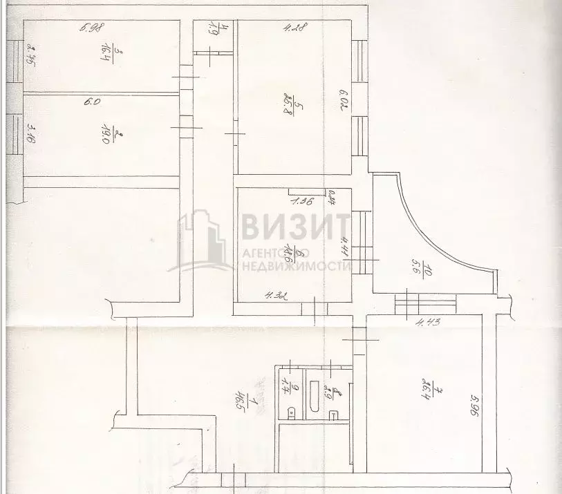 4-к кв. Татарстан, Нижнекамск Корабельная ул., 1 (157.0 м) - Фото 2