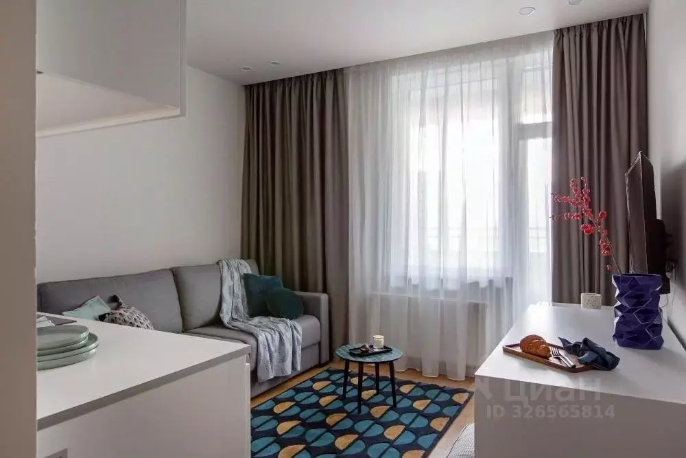 Студия Москва ул. Берзарина, 30 (21.0 м) - Фото 1