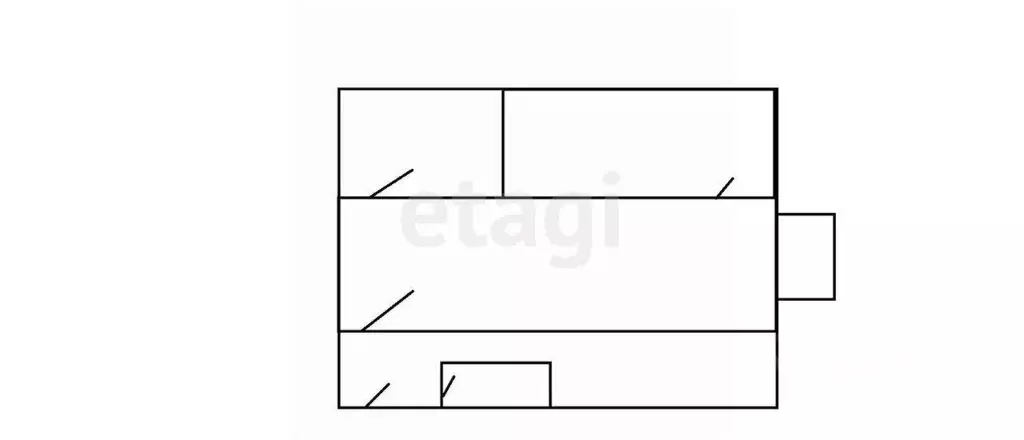 2-к кв. Тульская область, Киреевский район, Бородинское с/пос, ... - Фото 1