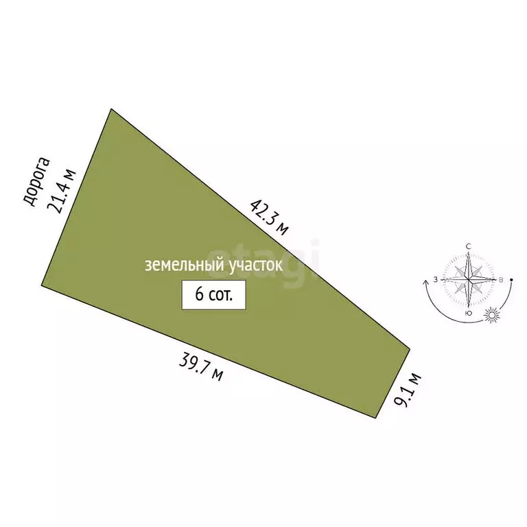 Участок в Альметьевск, улица Новосёлов (6 м) - Фото 1