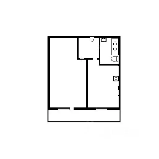 1-к кв. Новосибирская область, Новосибирск Затулинский жилмассив, ул. ... - Фото 2