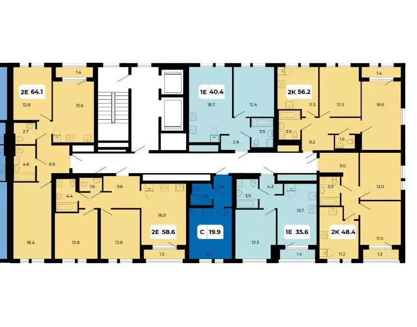 2-к кв. Ростовская область, Аксайский район, Щепкинское с/пос, пос. ... - Фото 2