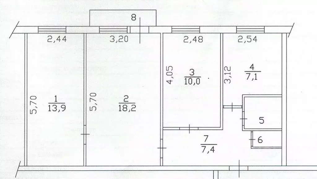 3-к кв. Ленинградская область, Всеволожск ул. Героев, 9/1 (67.6 м) - Фото 1