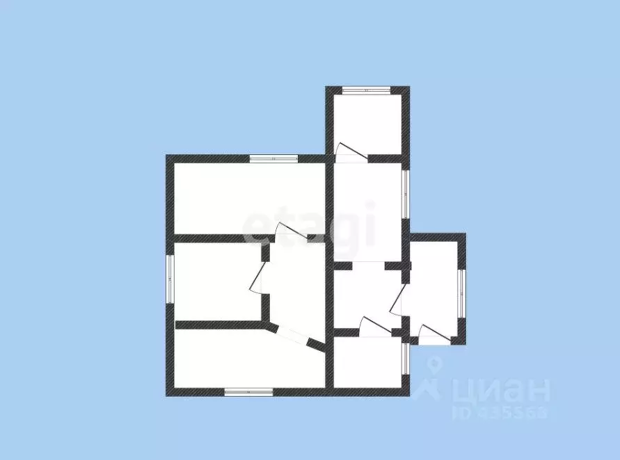 Дом в Белгородская область, Губкинский городской округ, с. Осколец ул. ... - Фото 2