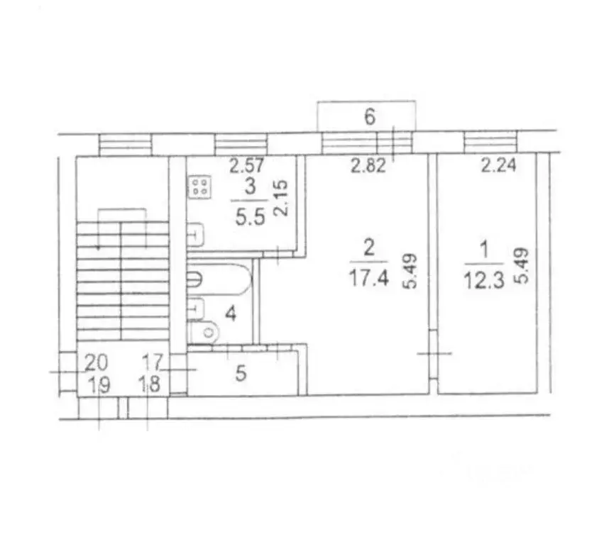 2-к кв. Московская область, Фрязино ул. Ленина, 33 (41.0 м) - Фото 1