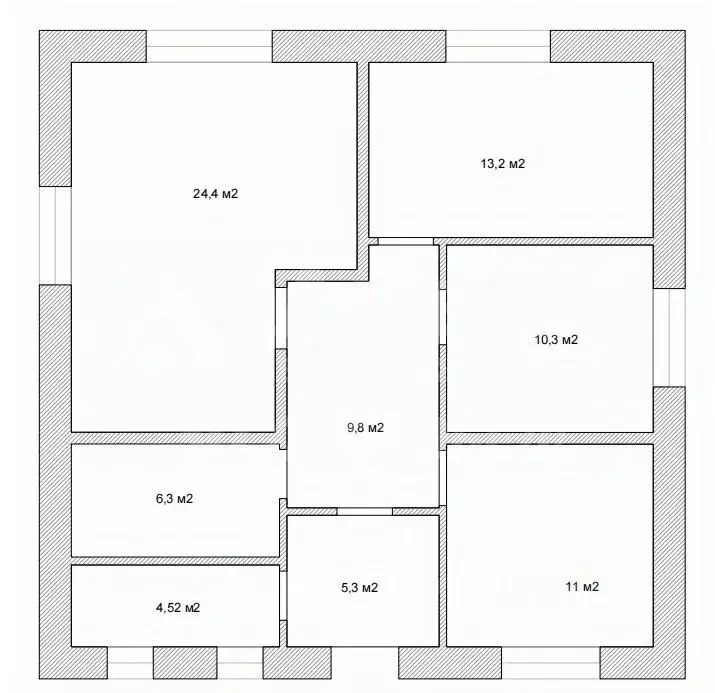 Коттедж в Тюменская область, Тюменский район, с. Перевалово ул. ... - Фото 2