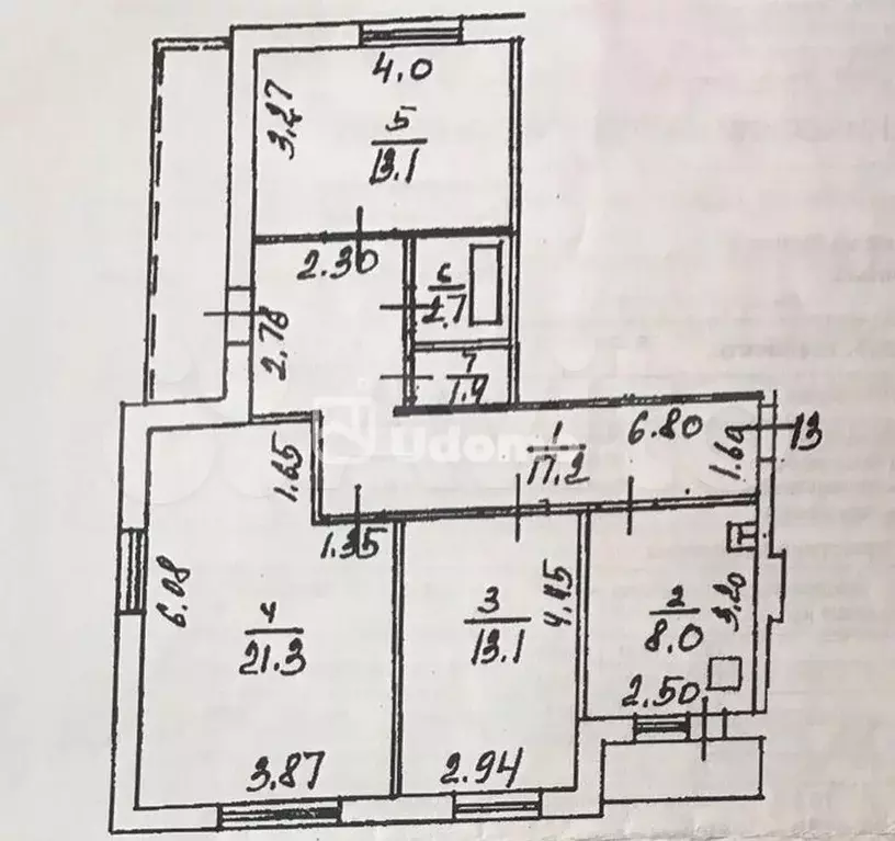 3-к. квартира, 79,3 м, 4/9 эт. - Фото 0