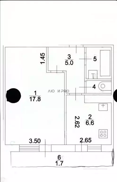 1-к кв. Тверская область, Тверь пл. Славы, 1 (32.6 м) - Фото 2