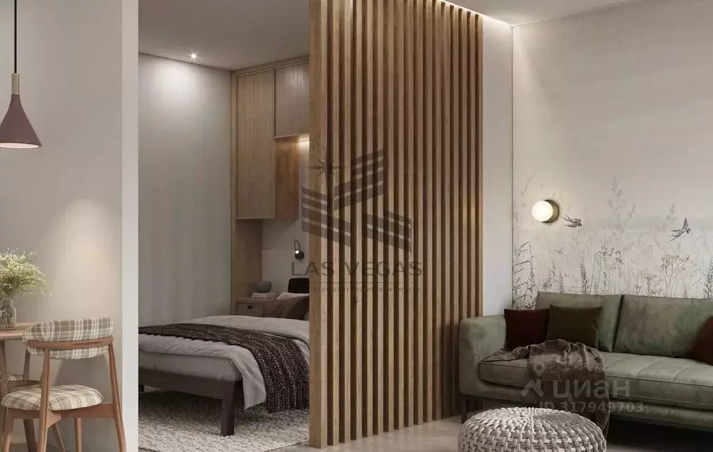 1-к кв. Татарстан, Казань ул. Амирхана Еники, 17 (33.0 м) - Фото 0