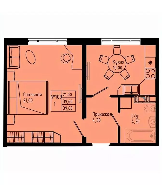 1-к кв. Ленинградская область, Коммунар г. Гатчинский муниципальный ... - Фото 1