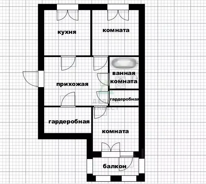 2-к кв. Башкортостан, Уфа ул. Рихарда Зорге, 64/1 (69.5 м) - Фото 1