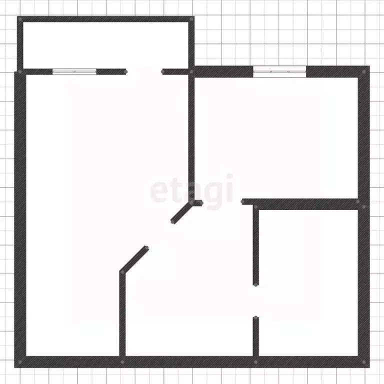 1-к кв. Липецкая область, Липецк ул. Катукова, 18 (31.1 м) - Фото 2