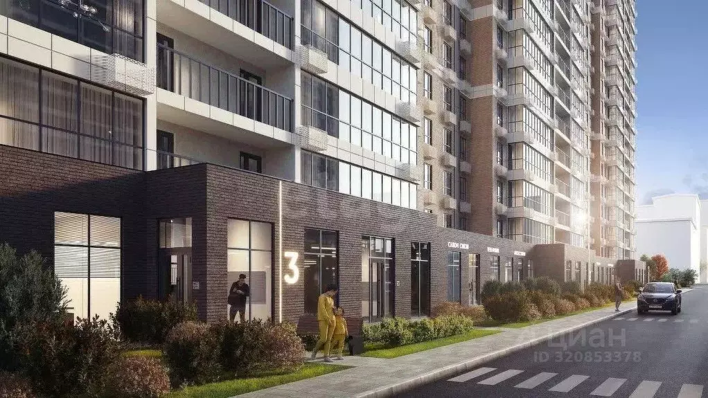 Студия Ставропольский край, Ставрополь № 36 мкр, ЖК Фруктовый сад,  ... - Фото 2