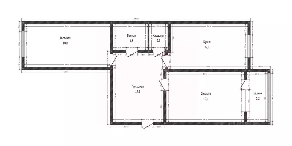 2-к кв. Дагестан, Каспийск ул. М. Халилова, 48Б (83.5 м) - Фото 2