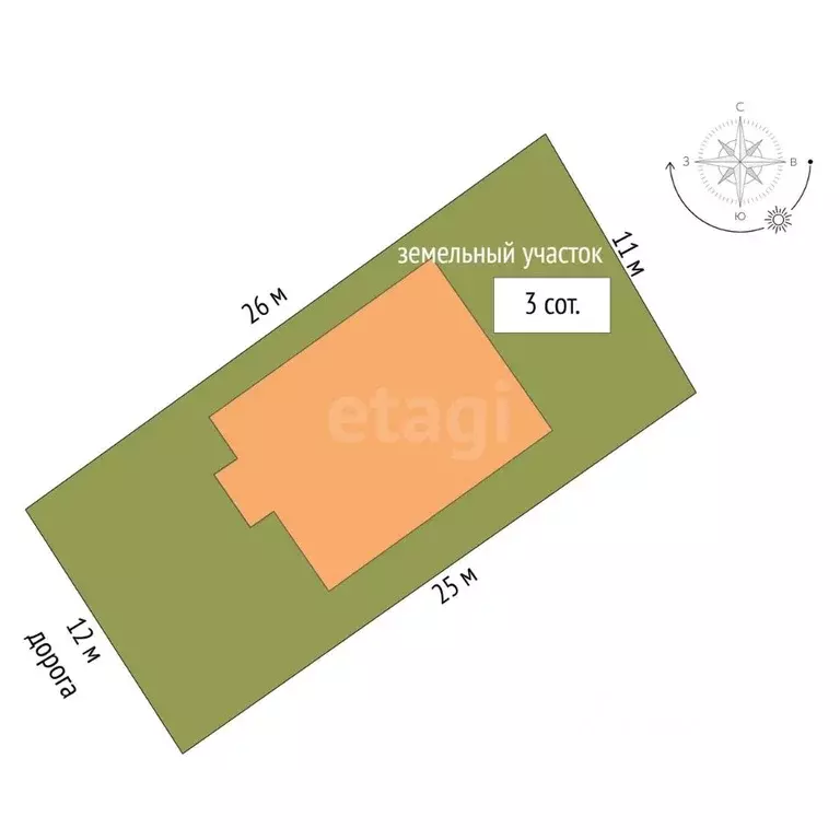 Дом в Краснодарский край, Новороссийск городской округ, с. Борисовка ... - Фото 2