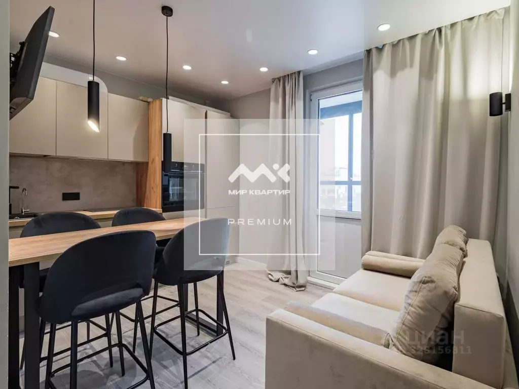 1-к кв. Санкт-Петербург ул. Вадима Шефнера, 14к1 (37.3 м) - Фото 1