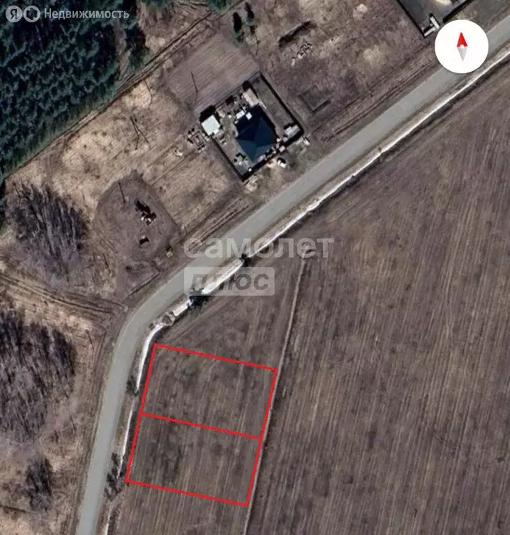 Участок в муниципальный округ Омский район, село Красноярка (13 м) - Фото 1