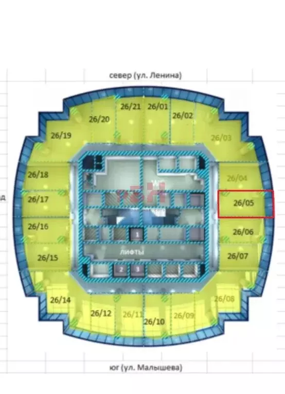 Офис в Свердловская область, Екатеринбург ул. Малышева, 51 (36 м) - Фото 1