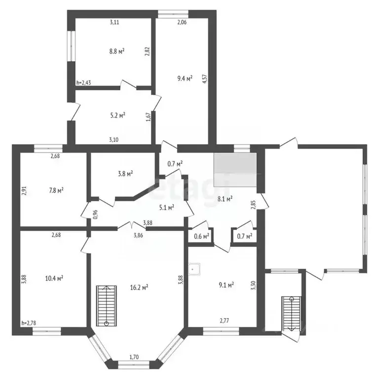 Дом в Кемеровская область, Кемеровский район, с. Ягуново Садовый пер. ... - Фото 2