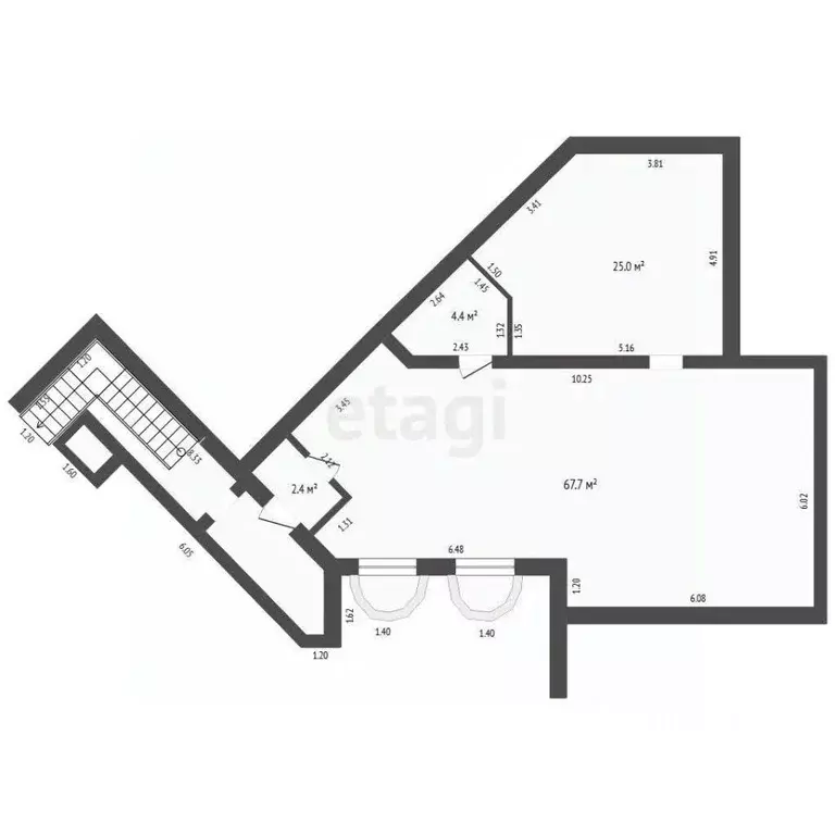 Помещение свободного назначения в Тюменская область, Тюмень Полевая ... - Фото 2