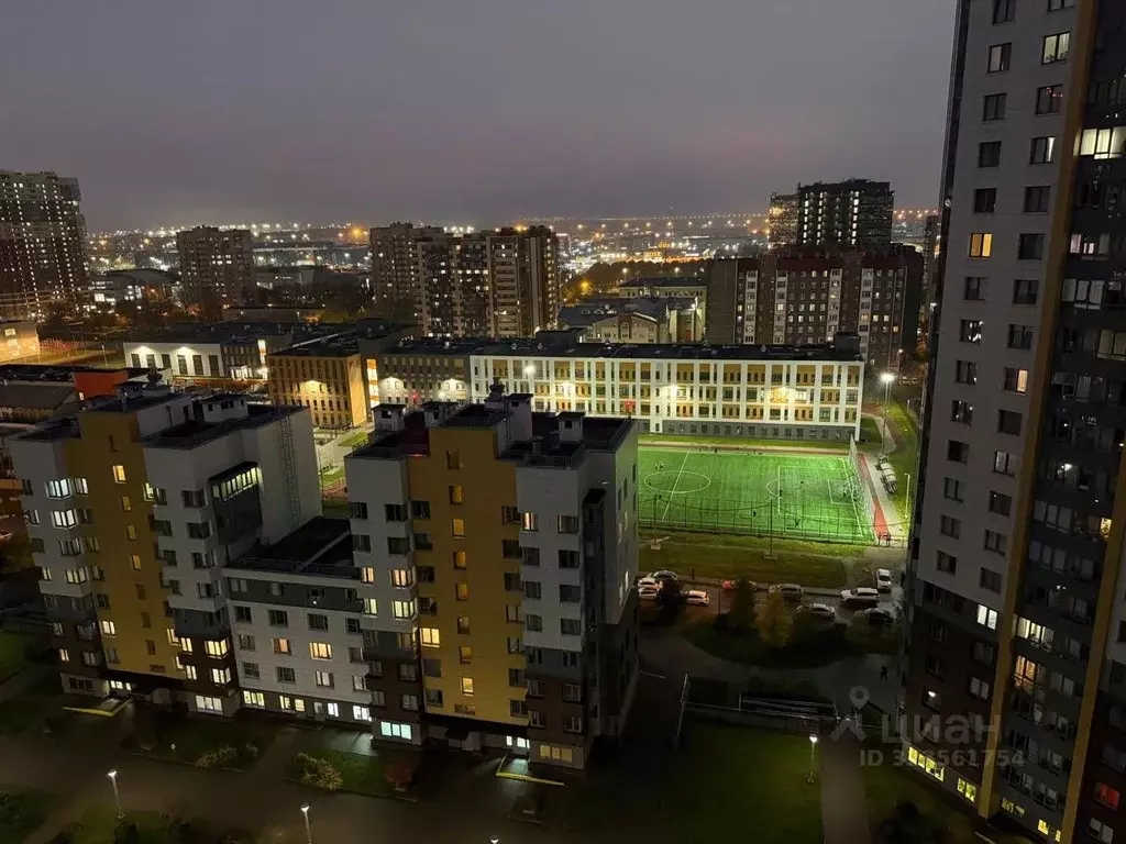 Студия Санкт-Петербург ул. Среднерогатская, 9 (27.4 м) - Фото 0