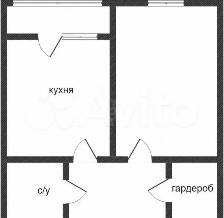 1-к. квартира, 35 м, 4/5 эт. - Фото 0