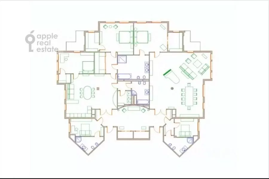 6-к кв. Москва Береговая ул., 8К2 (390.0 м) - Фото 2
