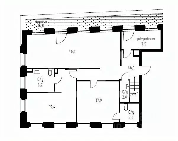 Помещение свободного назначения в Москва Пятницкая ул., 40С1 (144 м) - Фото 2