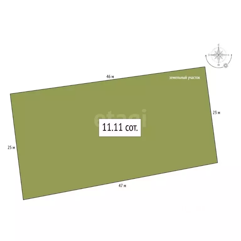 Участок в Алтай, Майминский район, с. Подгорное Центральная ул. (11.11 ... - Фото 1