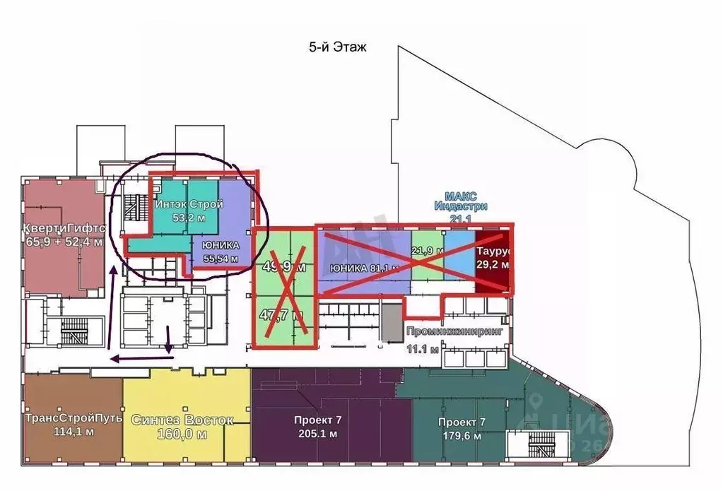 Офис в Москва Русаковская ул., 13С5 (109 м) - Фото 2