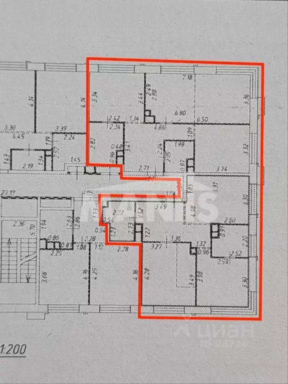 Свободной планировки кв. Москва 5-й кв-л, Остров жилой комплекс, 3 ... - Фото 2