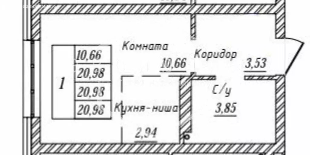 Квартира-студия: Калининград, Артиллерийская улица, 24 (20.98 м) - Фото 0