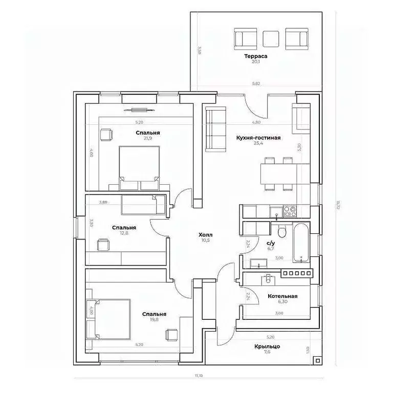 Дом в Московская область, Ленинский городской округ, д. Орлово, Орловъ ... - Фото 2