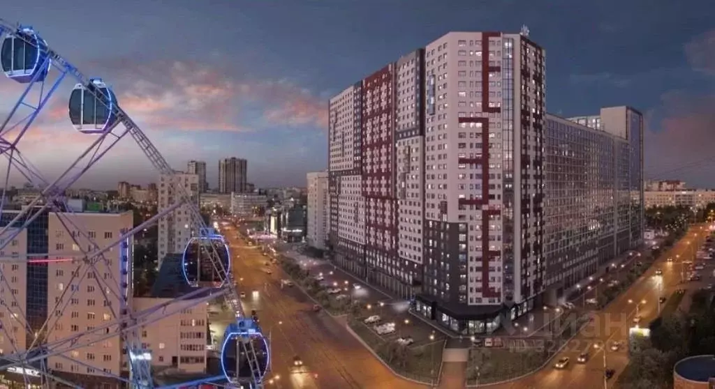 Свободной планировки кв. Башкортостан, Уфа ул. Менделеева, 128 (23.03 ... - Фото 1