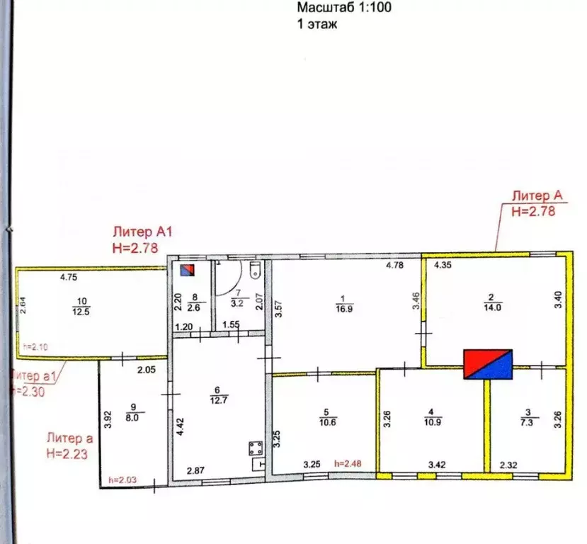 Дом в Краснодарский край, Апшеронский район, Нефтегорск пгт ул. ... - Фото 2