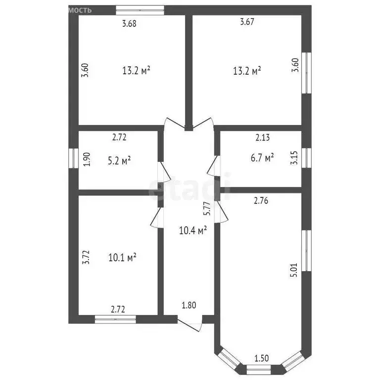 Дом в Севастополь, улица Коли Жартовского (76.4 м) - Фото 0