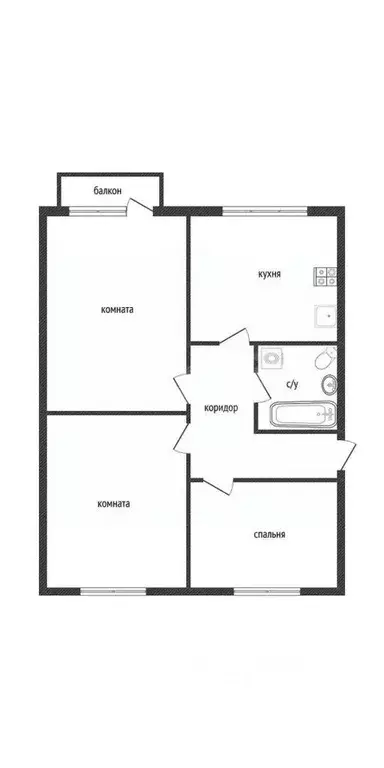 3-к кв. Смоленская область, Смоленск ул. Урицкого, 3 (74.2 м) - Фото 2