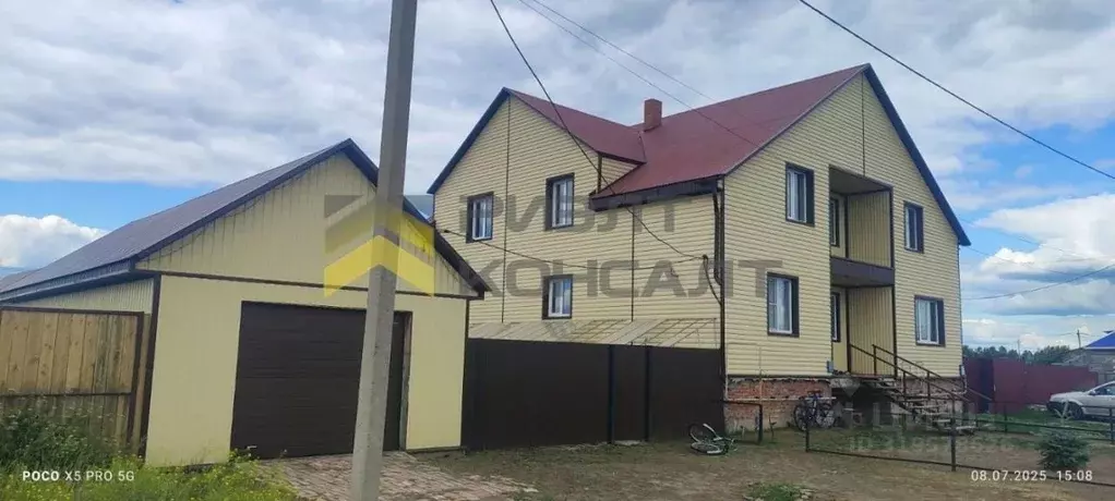 Коттедж в Омская область, с. Нижняя Омка ул. Луговая, 3А (213 м) - Фото 0
