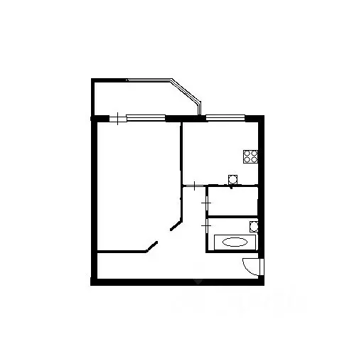 1-к кв. Санкт-Петербург просп. Народного ополчения, 10 (45.0 м) - Фото 2