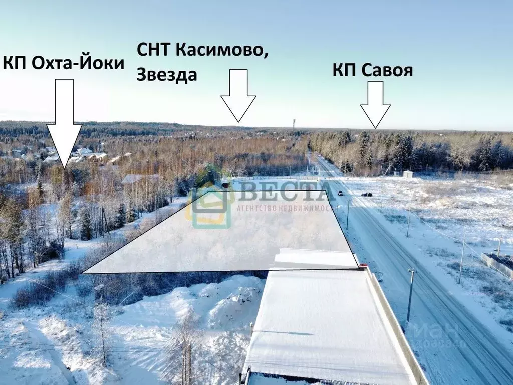 Участок в Ленинградская область, Всеволожский район, Агалатовское ... - Фото 1