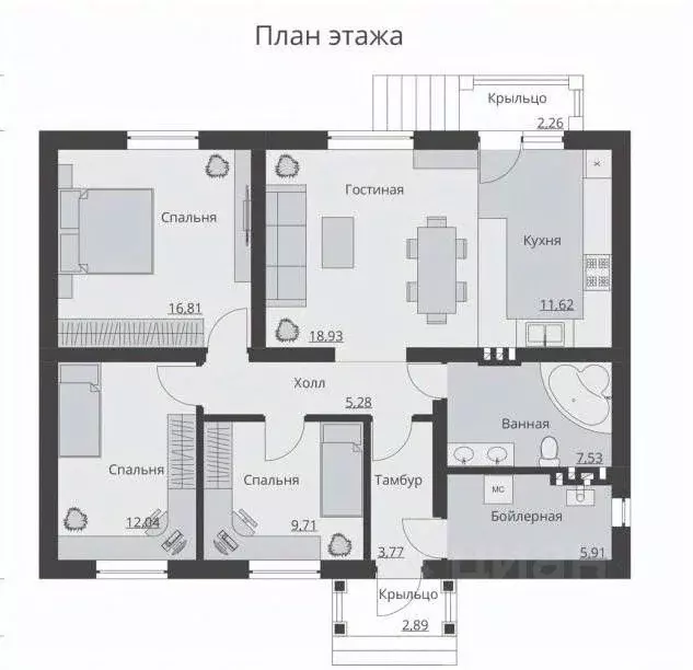 Дом в Тверская область, Калининский муниципальный округ, пос. ... - Фото 2