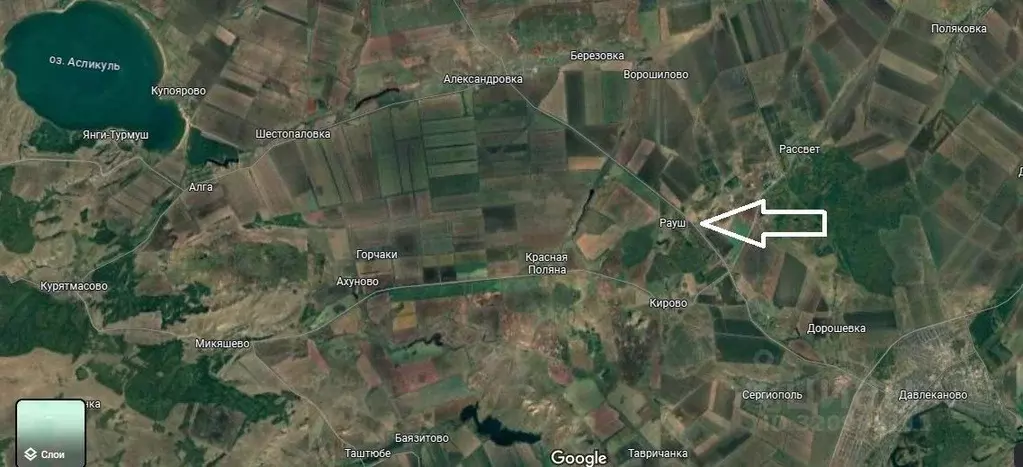 Участок в Башкортостан, Давлекановский район, Рассветовский сельсовет, ... - Фото 1